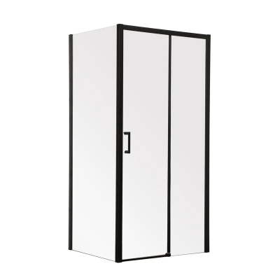 Душевая кабина DIVERSE SC03-100x80x195-TR без поддона, прозрачное стекло 6мм, BLACK (MI6866)